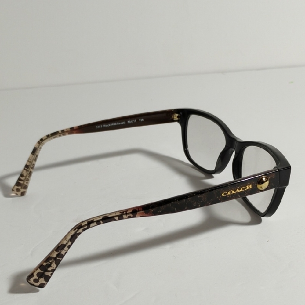 Coach 5353 Black Wild Beast Eyeglasses Frames Only HC 6082 Woman's - Picture 3 of 12
